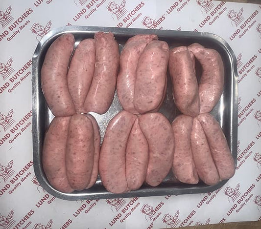 Traditional Thick Pork Sausages - per Kg