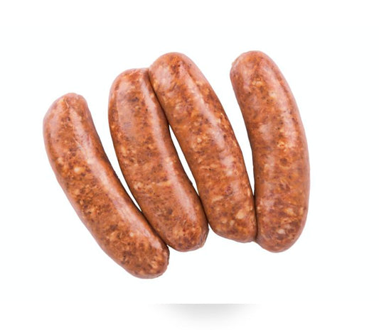 Pork and Garlic Sausages - per Kg