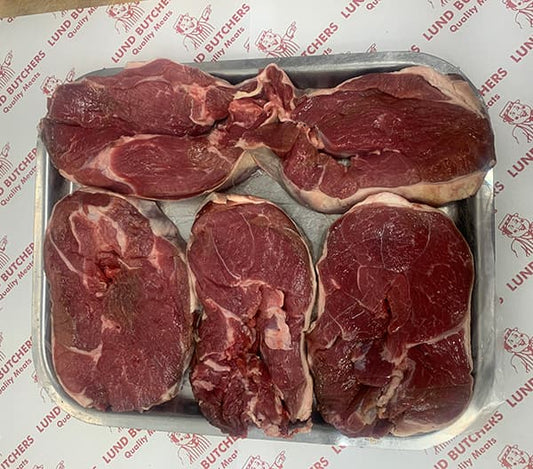 Lamb Leg Steaks - per Kg